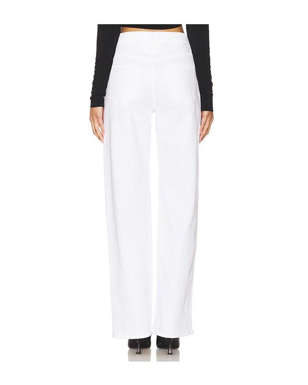 Mother Black The Dodger Sneak Jeans