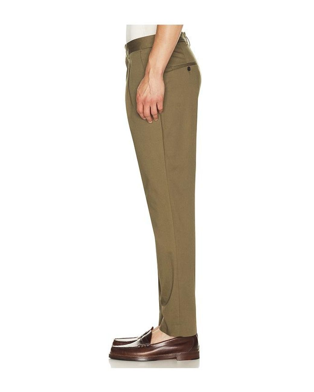 Barbour Green Bellamy Cotton Trouser for men