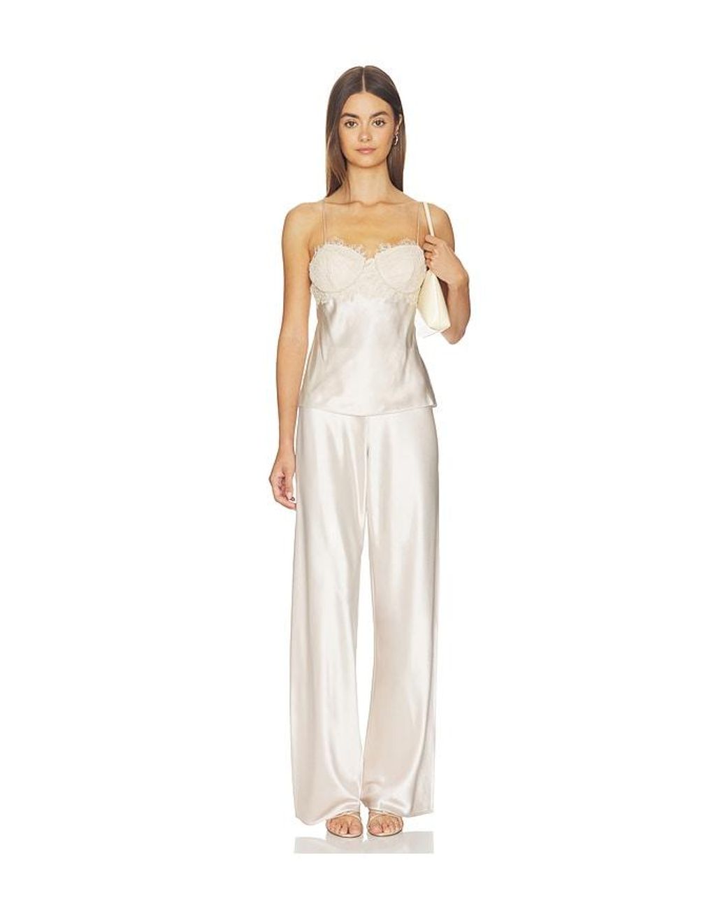 Cami NYC White Bristol Mid Rise Pant