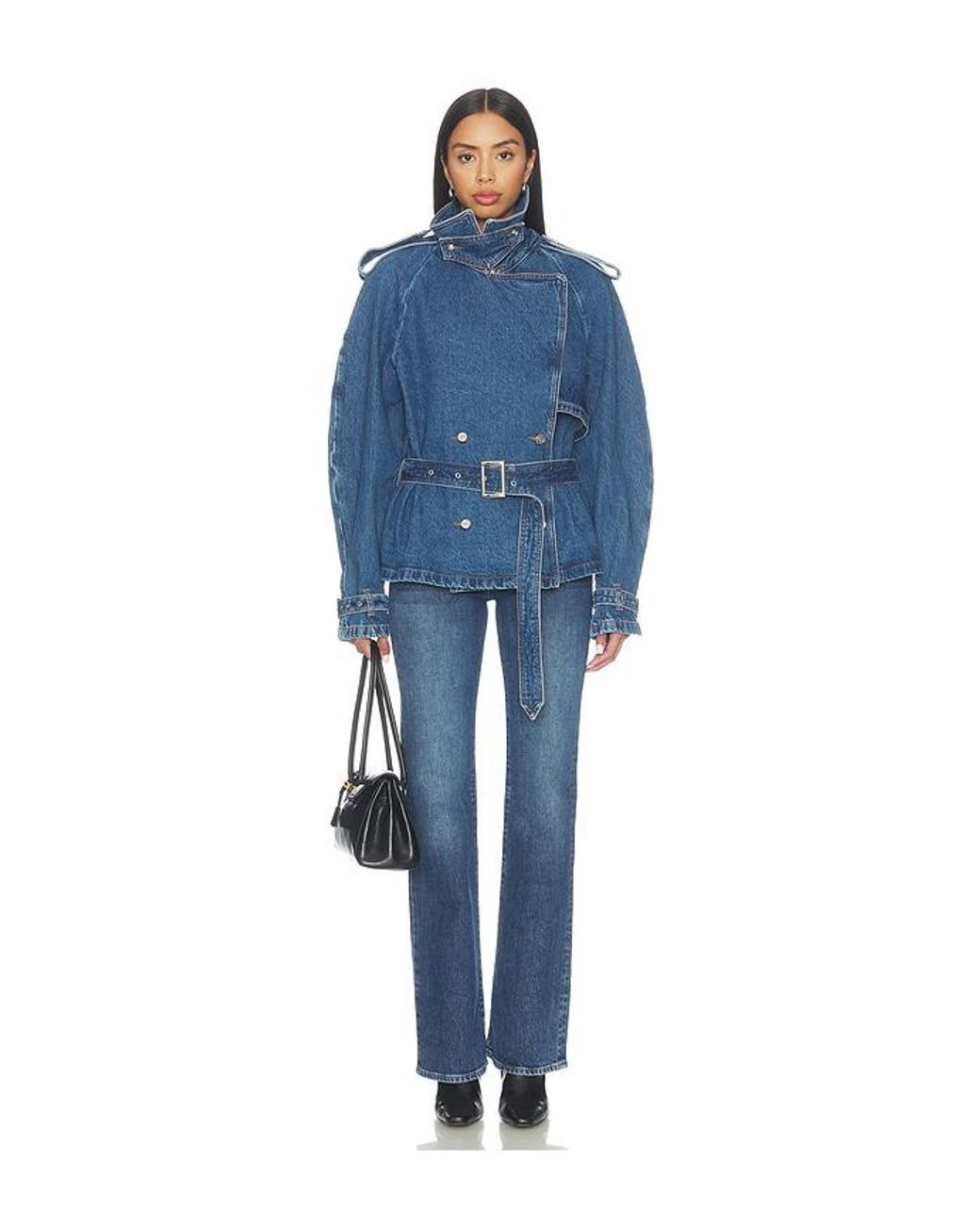 Anine Bing Blue Pascale Trench
