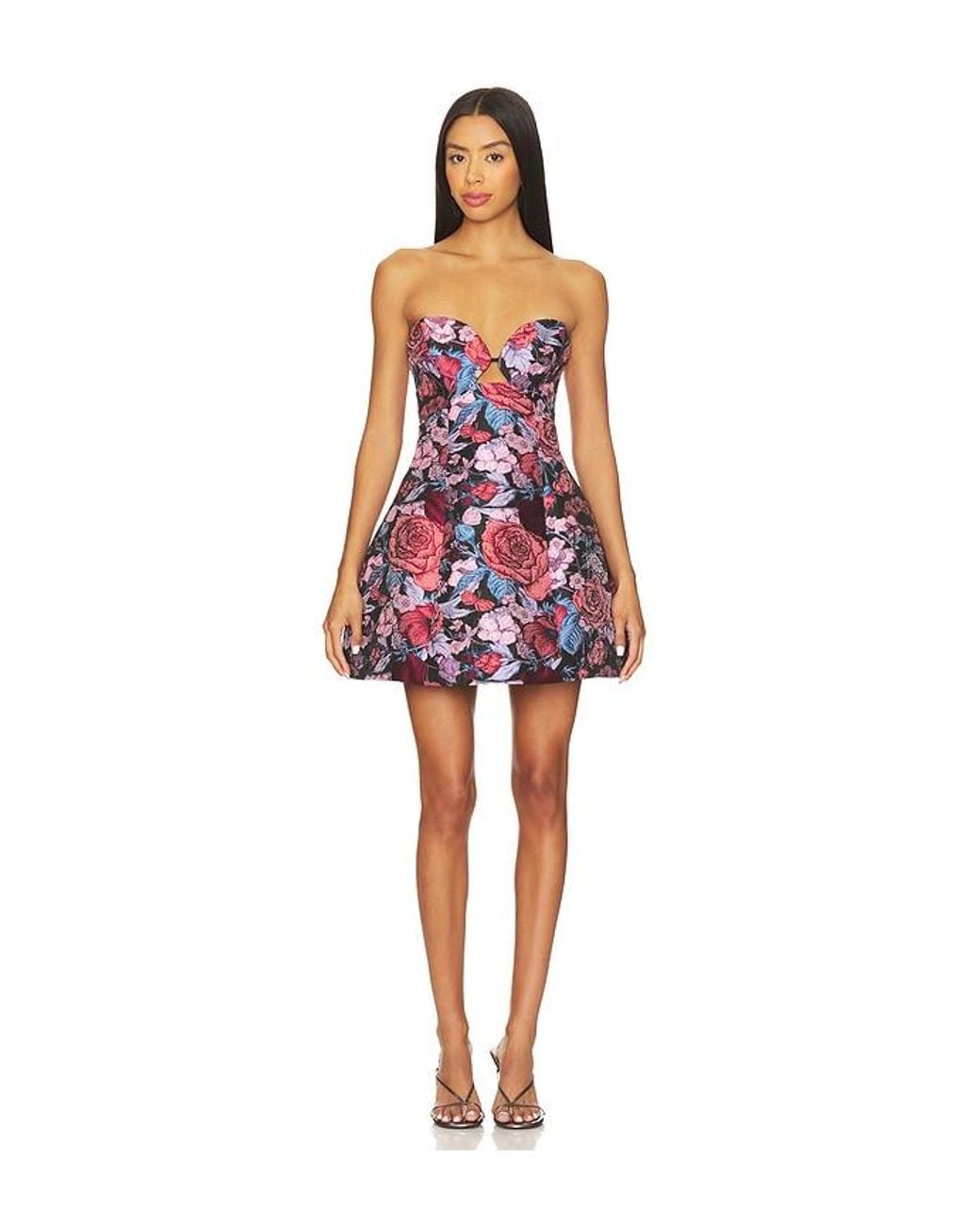 Elliatt Red Delphine Tulip Mini Dress