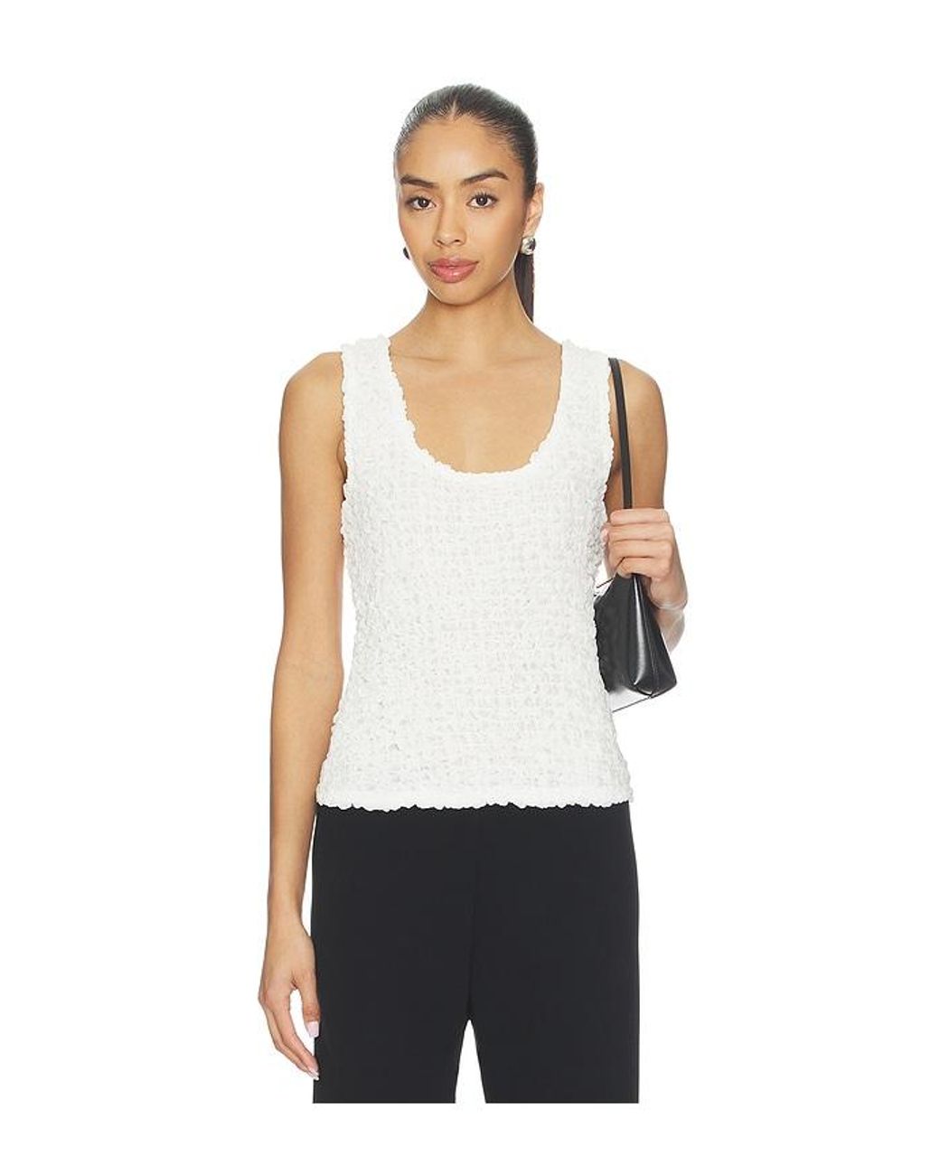 Enza Costa White Dimension Tank