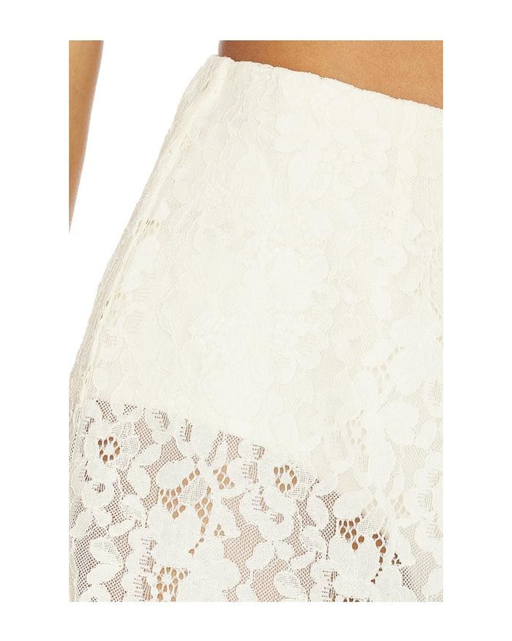 AFRM White Presley Skirt