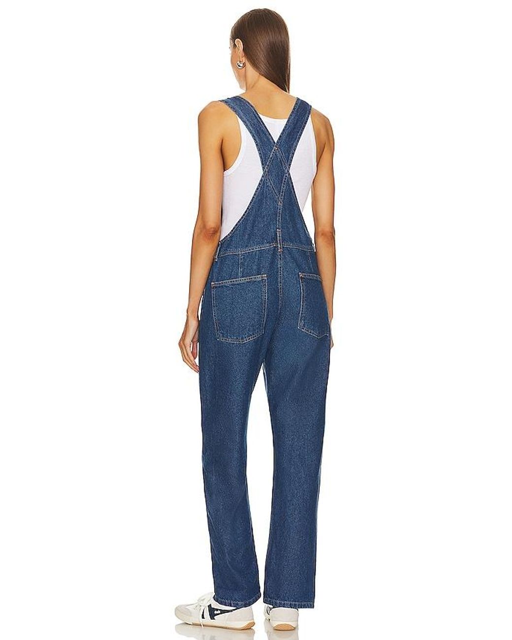 Free People Blue X We The Free Ziggy Denim Overall