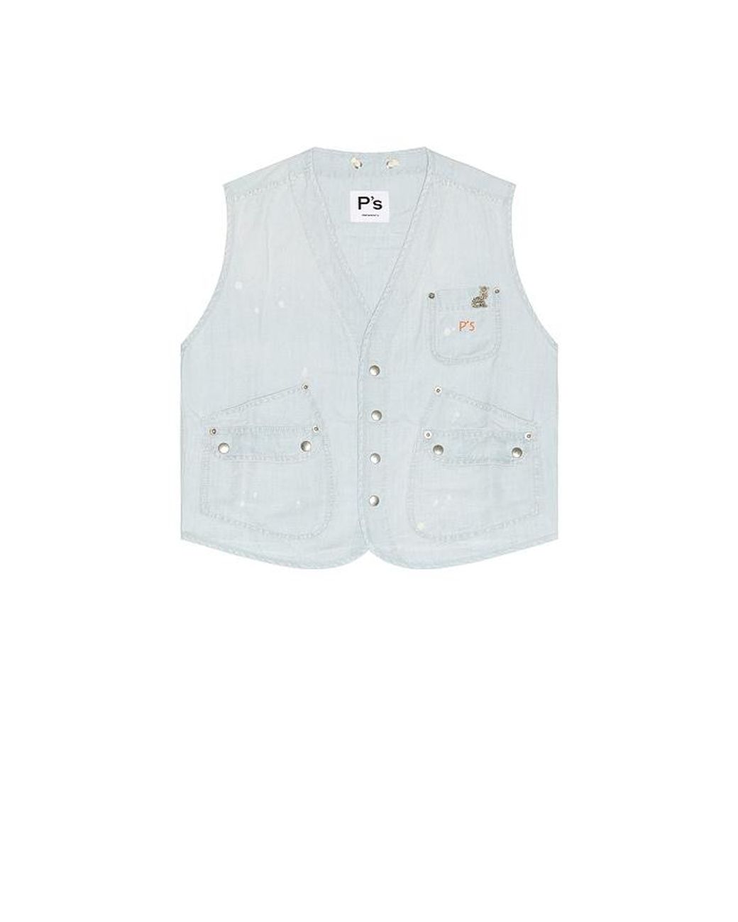 President's Blue Taka Vest for men