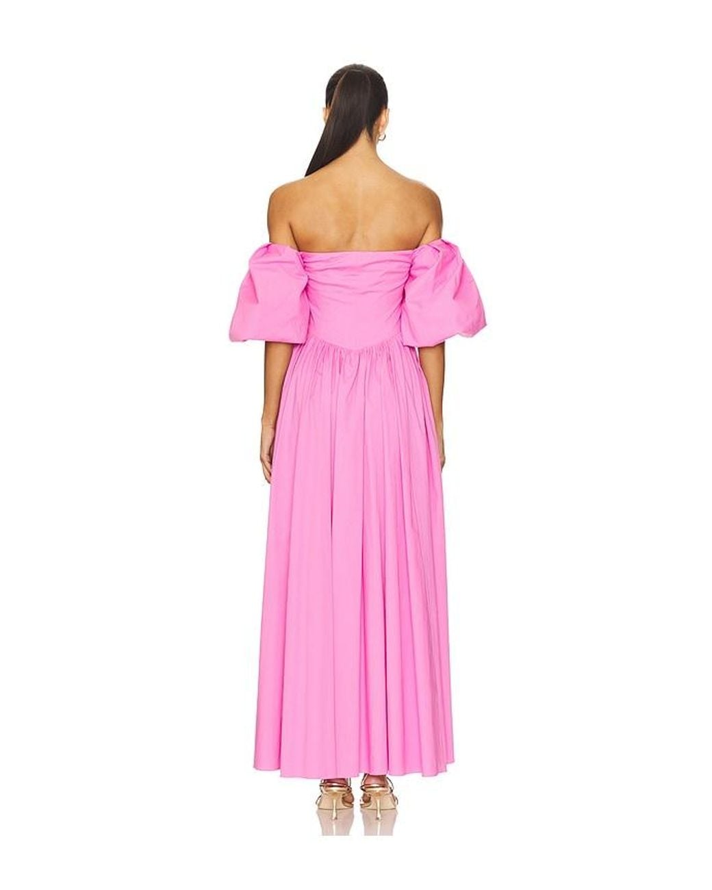 Vestido Largo Christina En Color Rosado Talla (También En S, Xs) Caroline Constas de color Pink