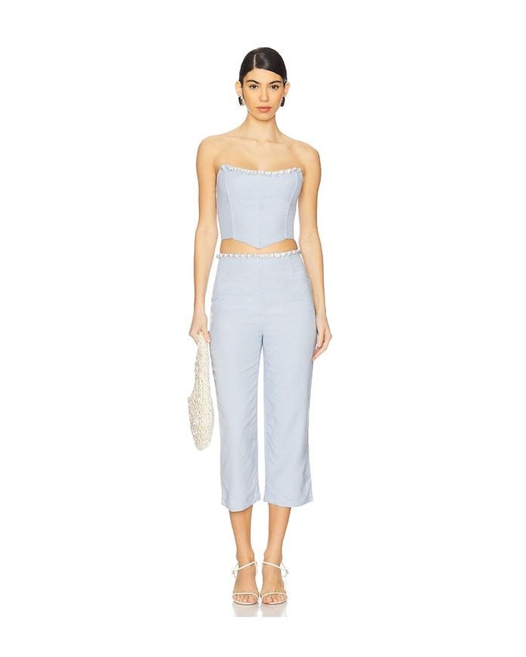 La Porte Blue Jane Pearl Capri