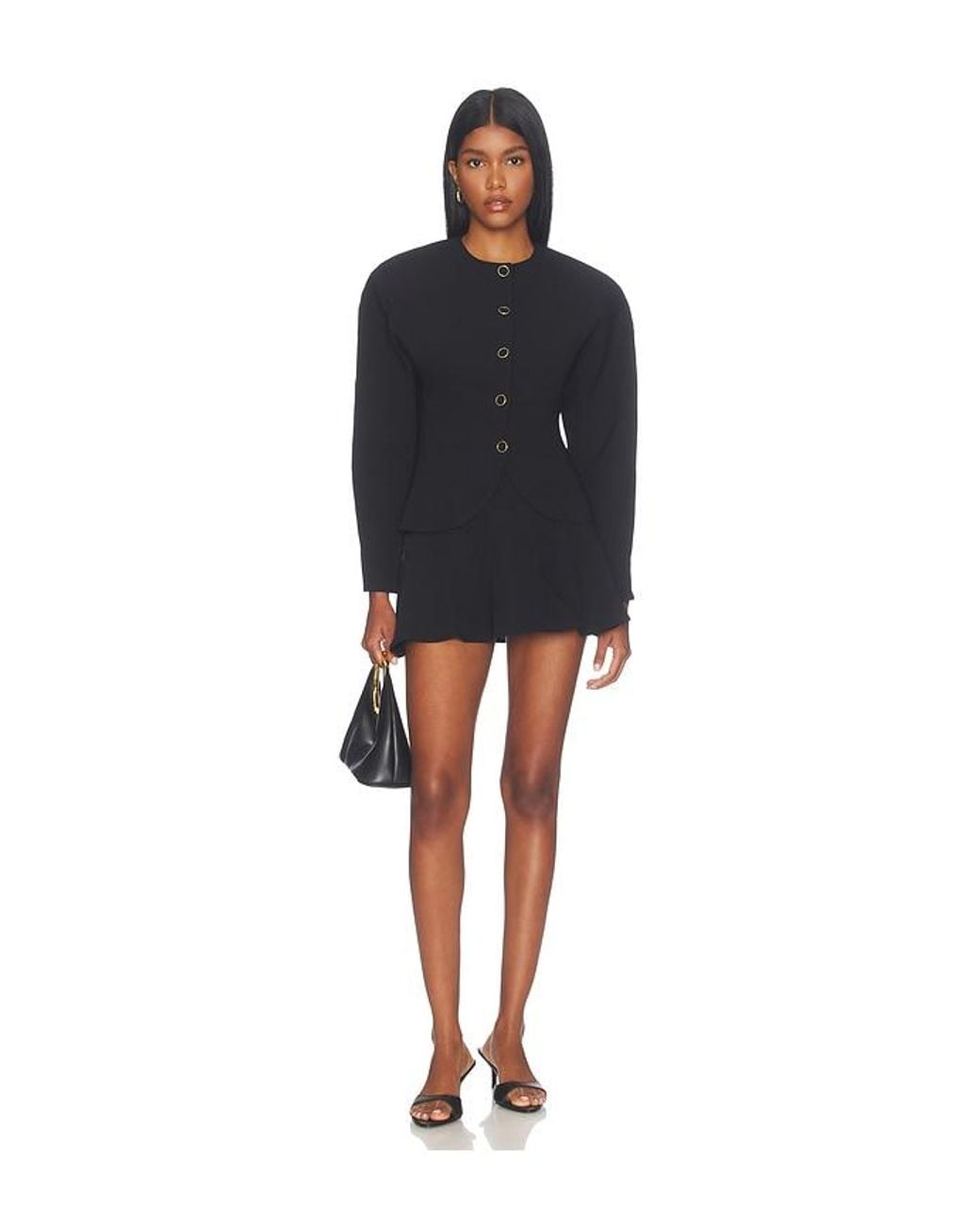 Amanda Uprichard Black Carly Skort