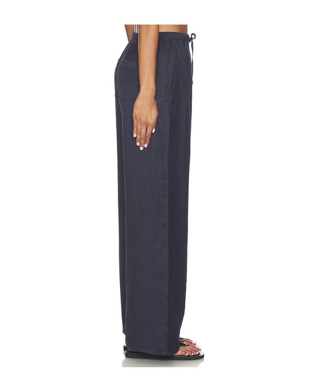 Leset Blue Daniel Drawstring Pocket Pant