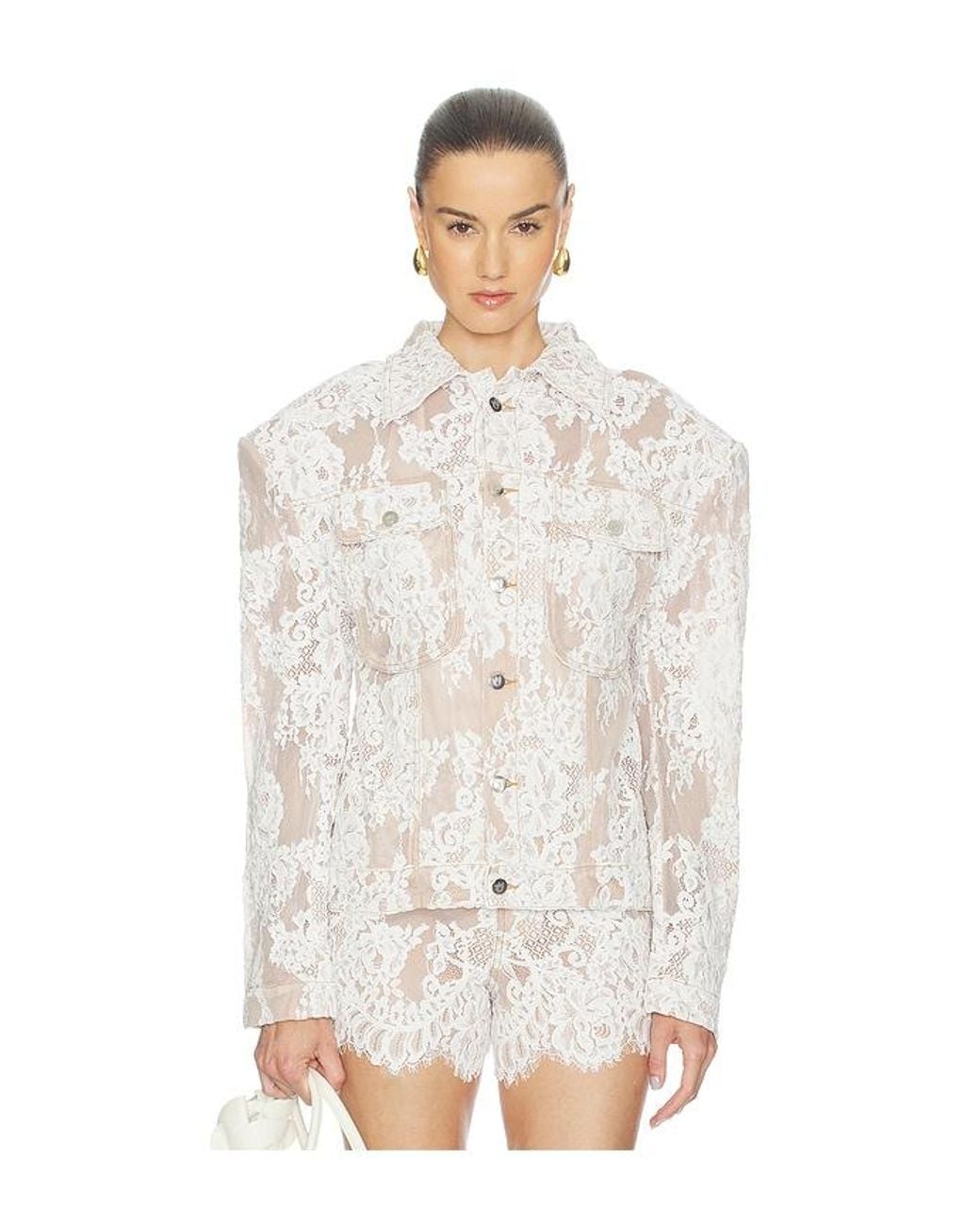 The Dolls House White Chantilly Lace Jacket
