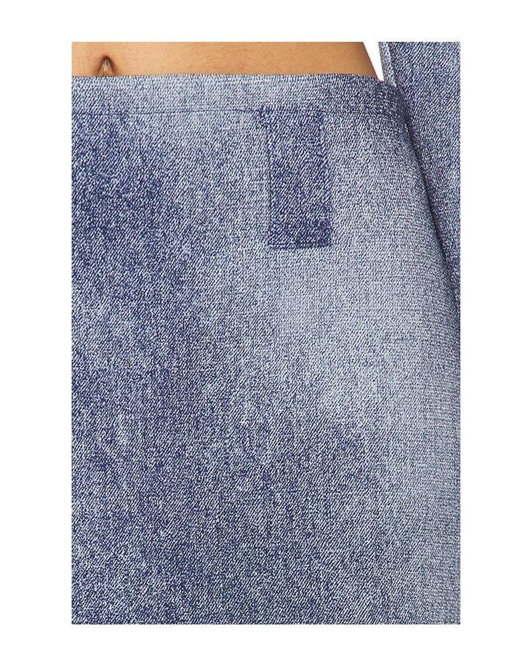 Milkwhite Blue Mini Skirt
