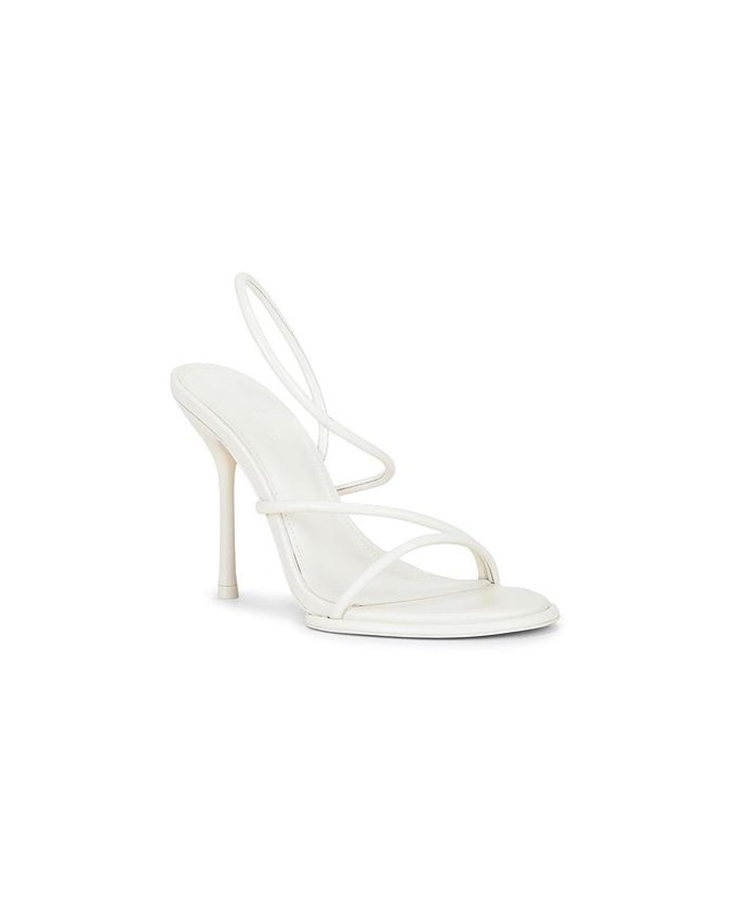 Cult Gaia White Candace Sandal