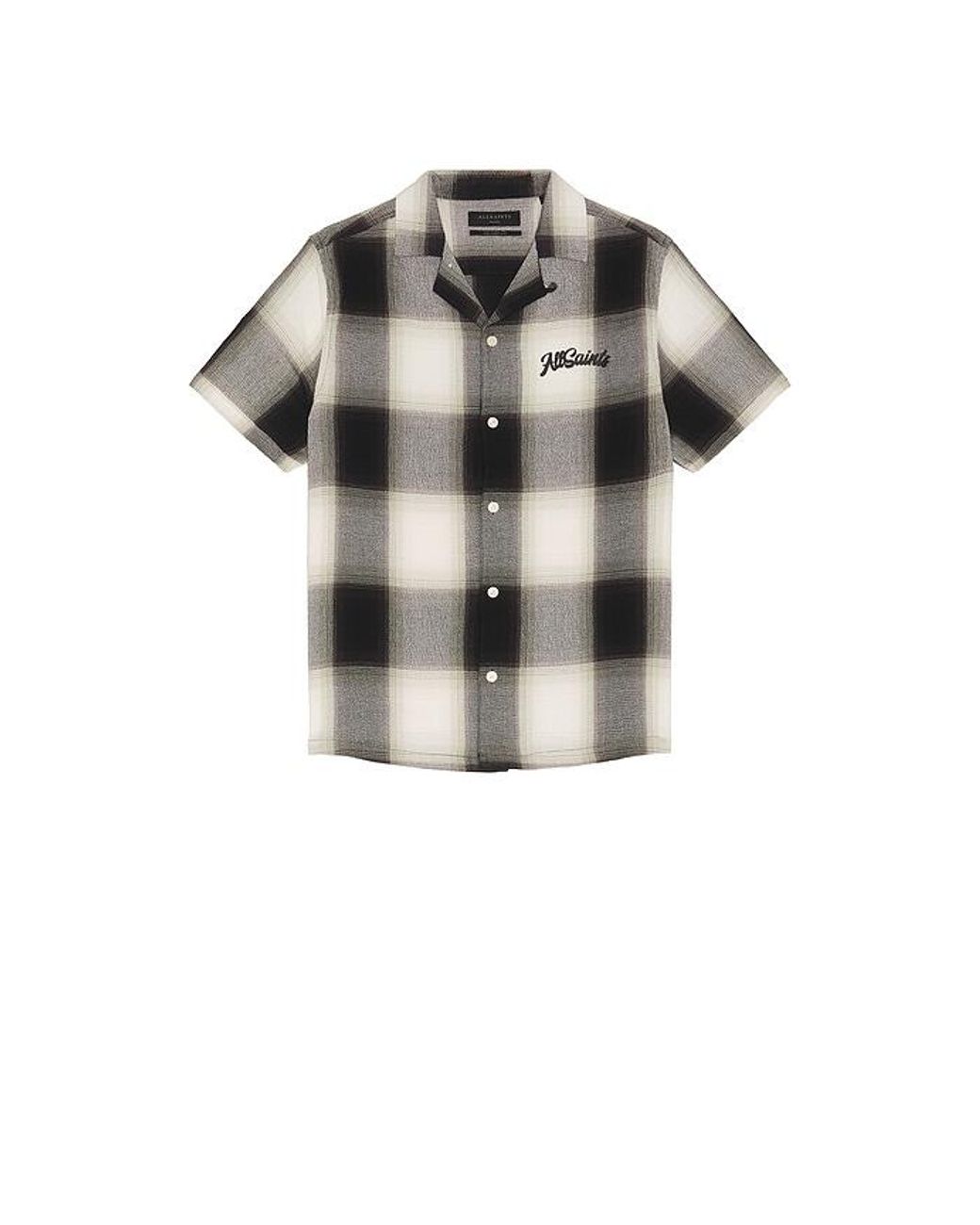 AllSaints Black Fade Out Shirt for men