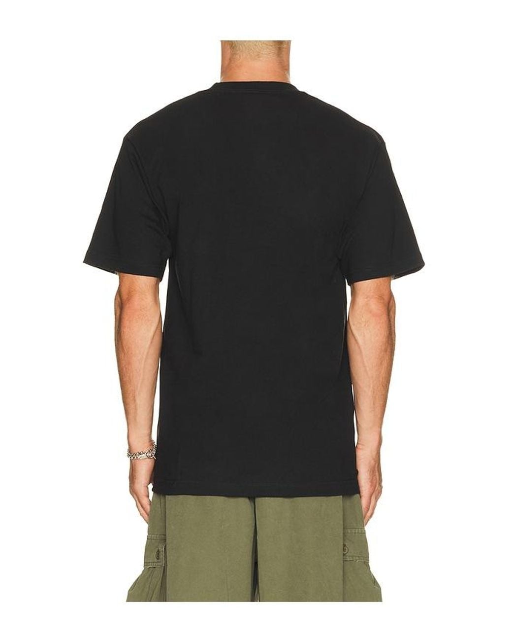 Market Black Trouble Making Bear Tee for men