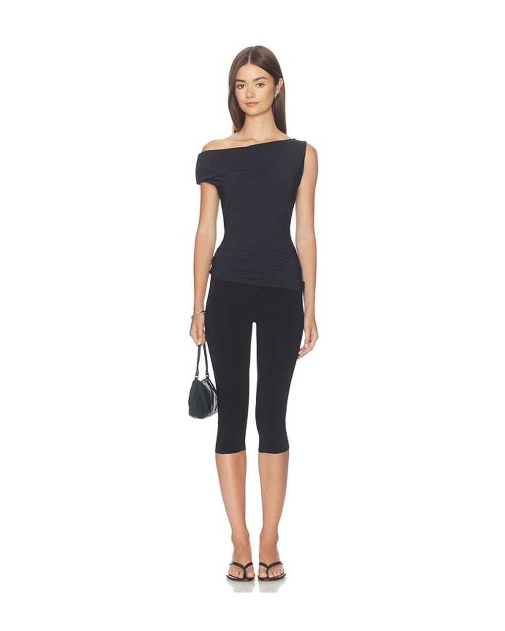 Agolde Black Carlin Top
