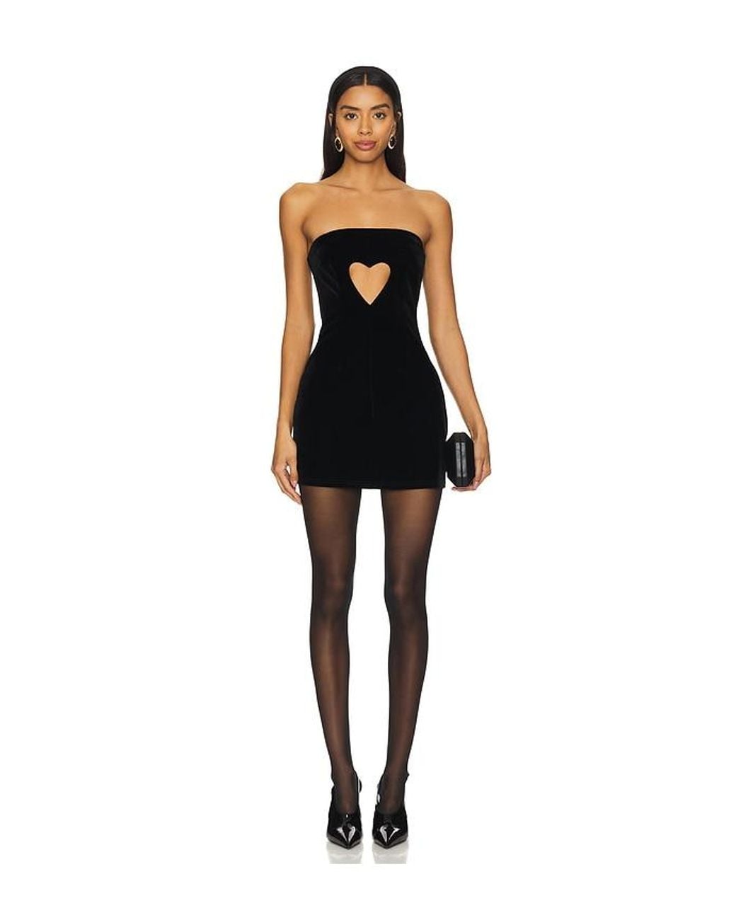 MORE TO COME Black Gionna Mini Dress