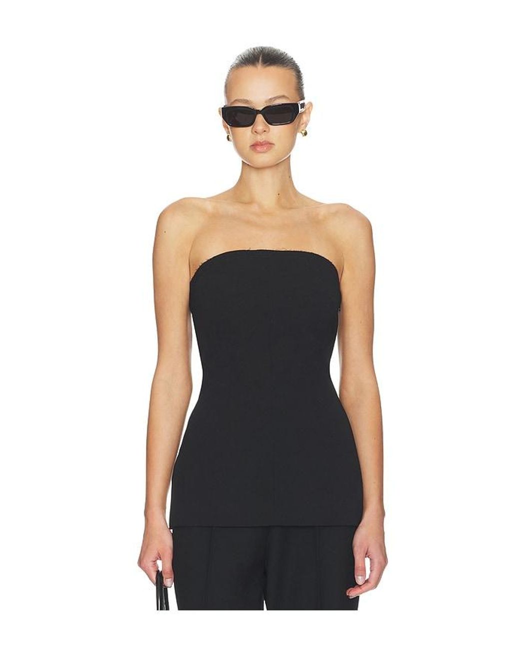 Entire studios Black Fin Tube Top