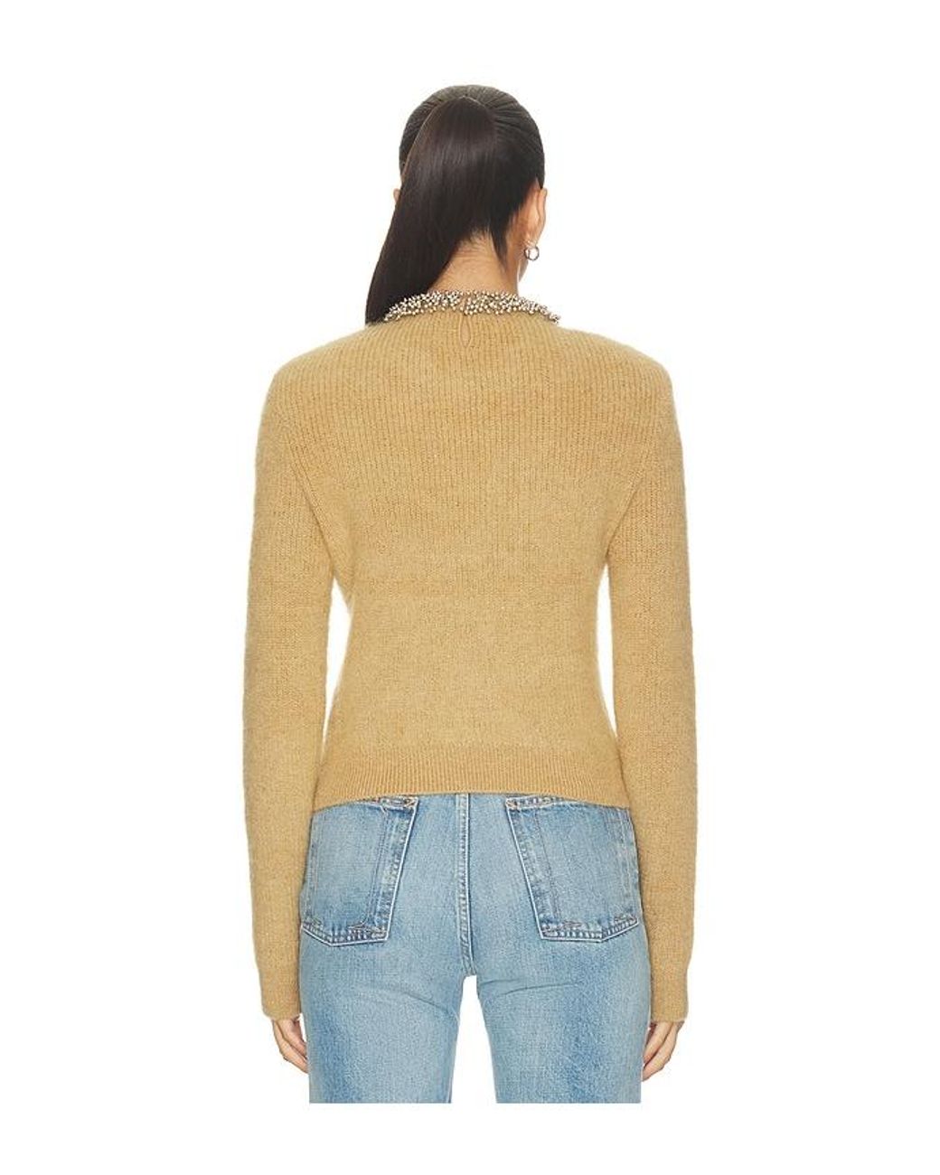 PULL JUMPER en Brown Self-Portrait en coloris Blue