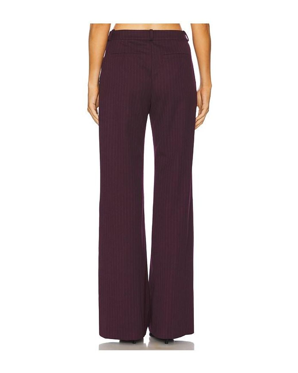 Amanda Uprichard Purple Slater Pants