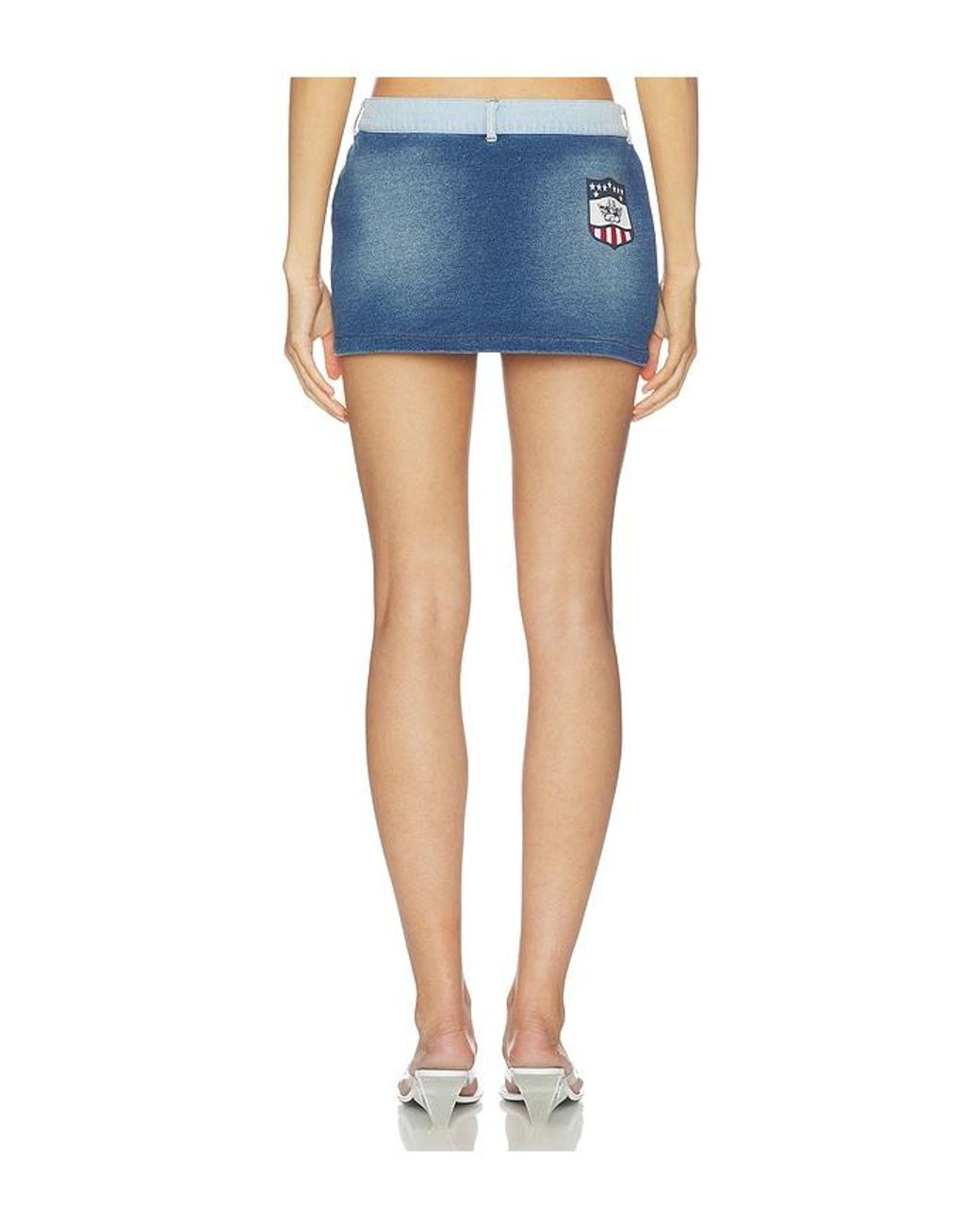 Boys Lie Blue X Von Dutch Mini Skirt