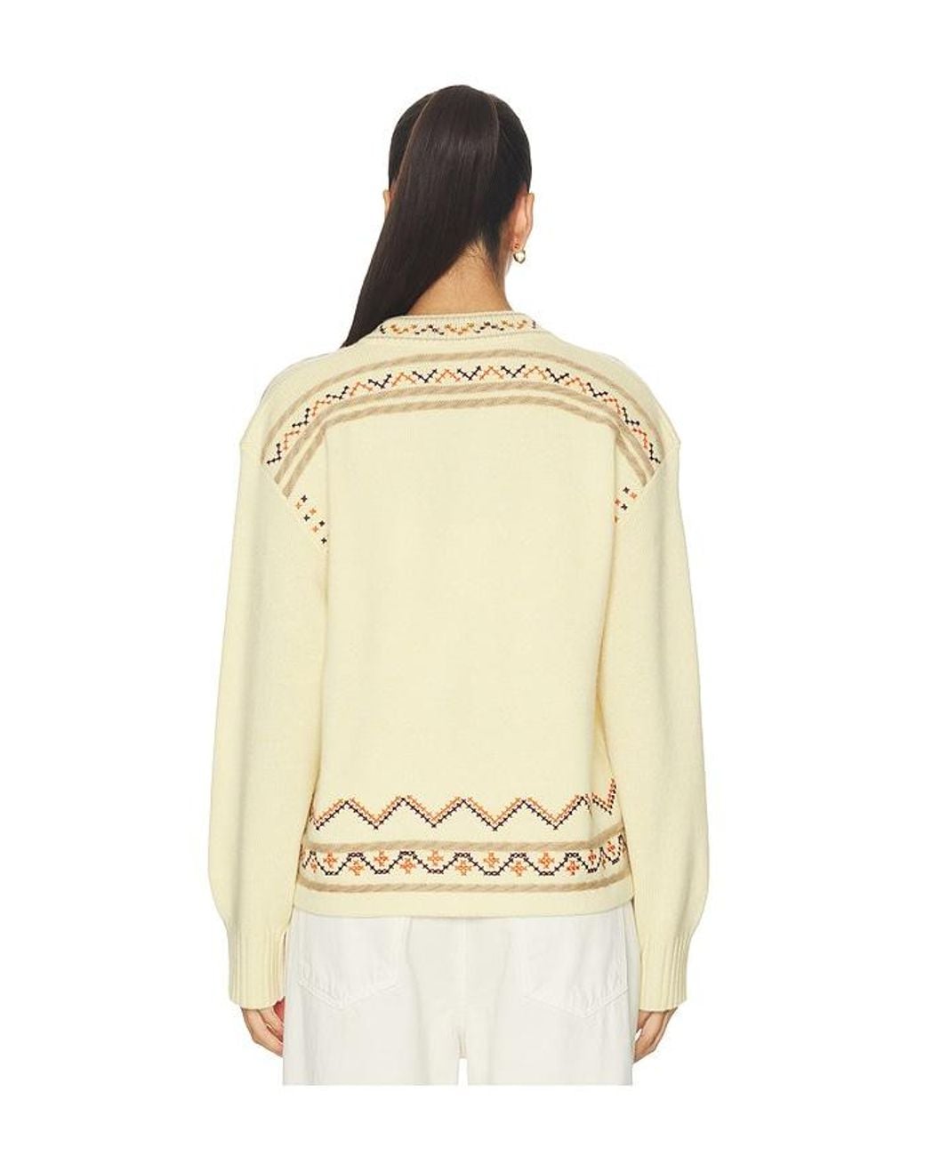 Guest In Residence Natural Fisherman Henley Sweater