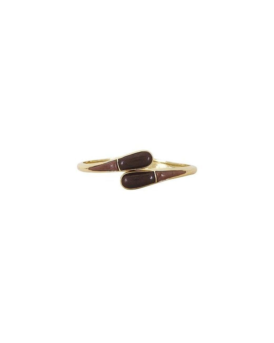 petit moments Multicolor Thin Livorno Stone Wrap Cuff