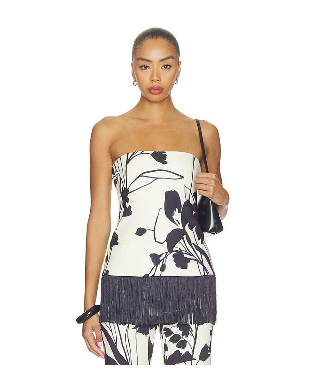 Cara Cara White Benita Strapless Top
