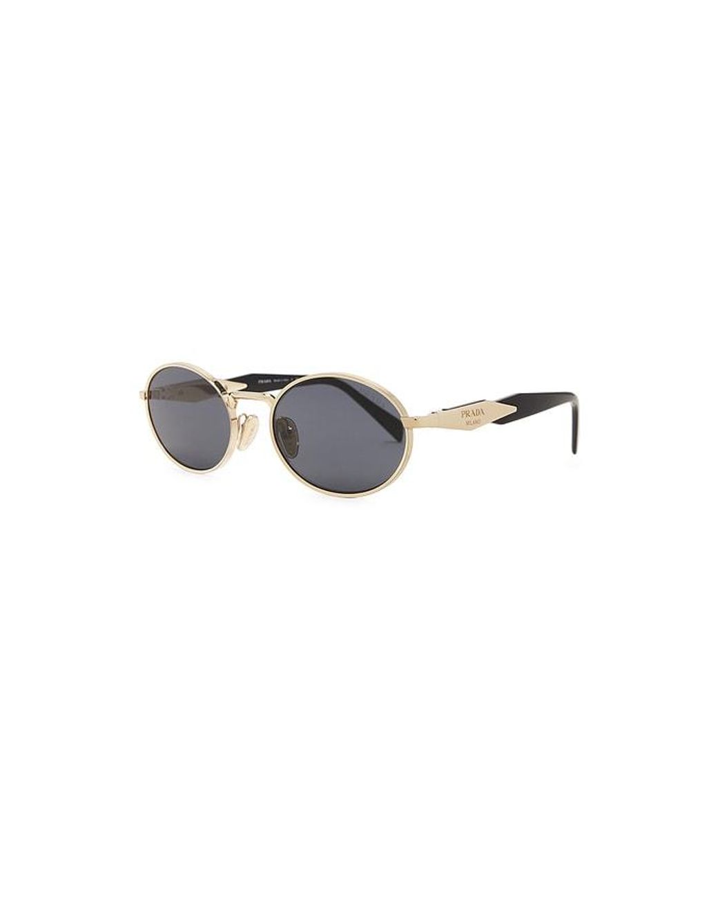 Prada Multicolor Oval Sunglasses for men