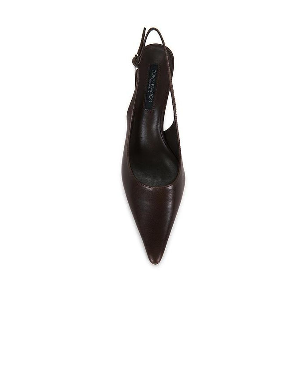 Tony Bianco Black Samar Slingback Pump