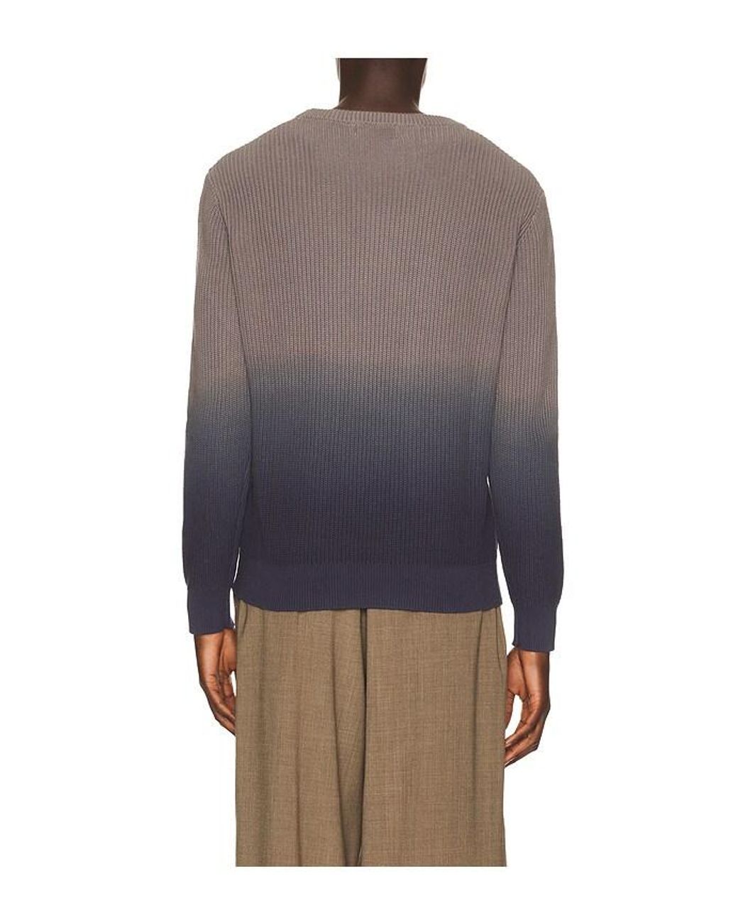 Museum of Peace & Quiet Blue Wordmark Knit Sweater for men