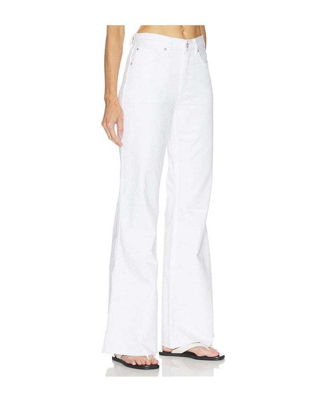 Anine Bing White Wyatt Jean