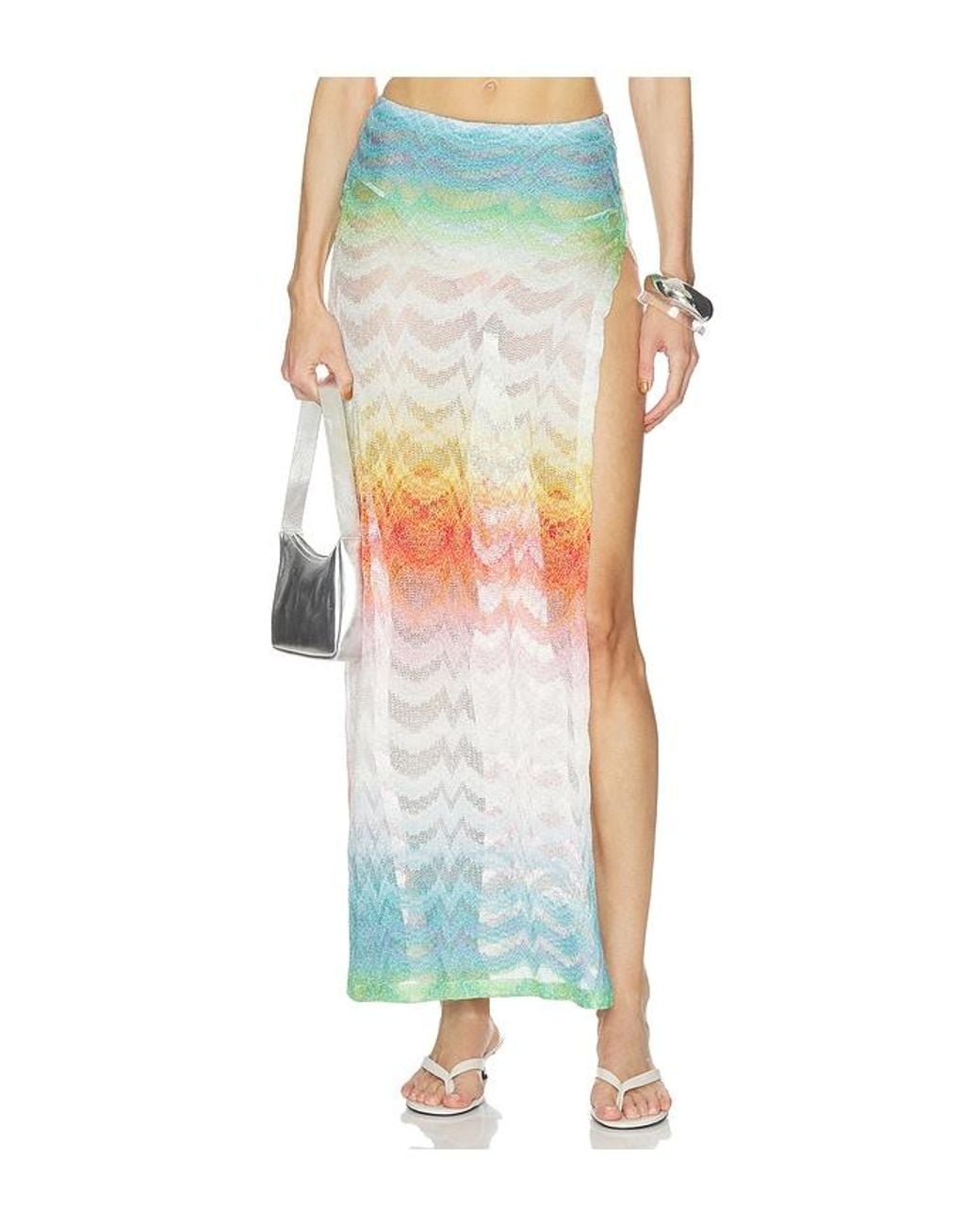 Missoni White Long Skirt