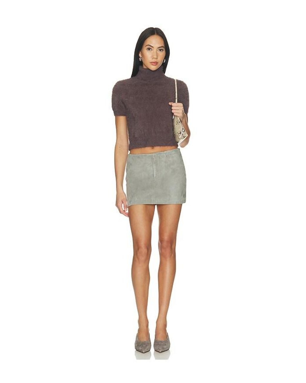 Still Here Blue Date Skirt