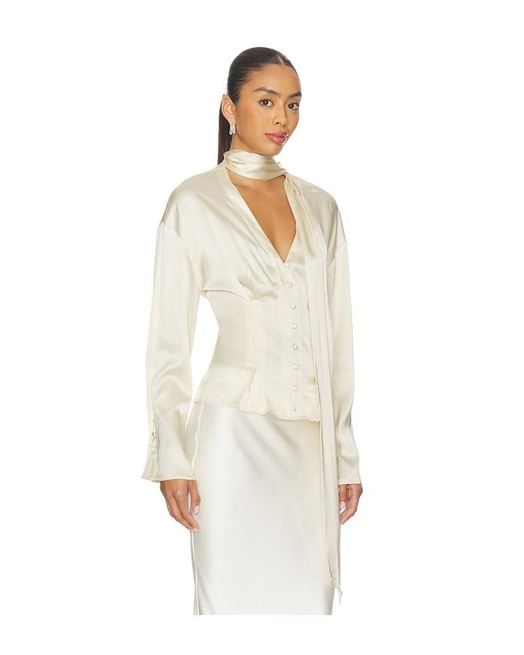 LPA White Cassidy Blouse