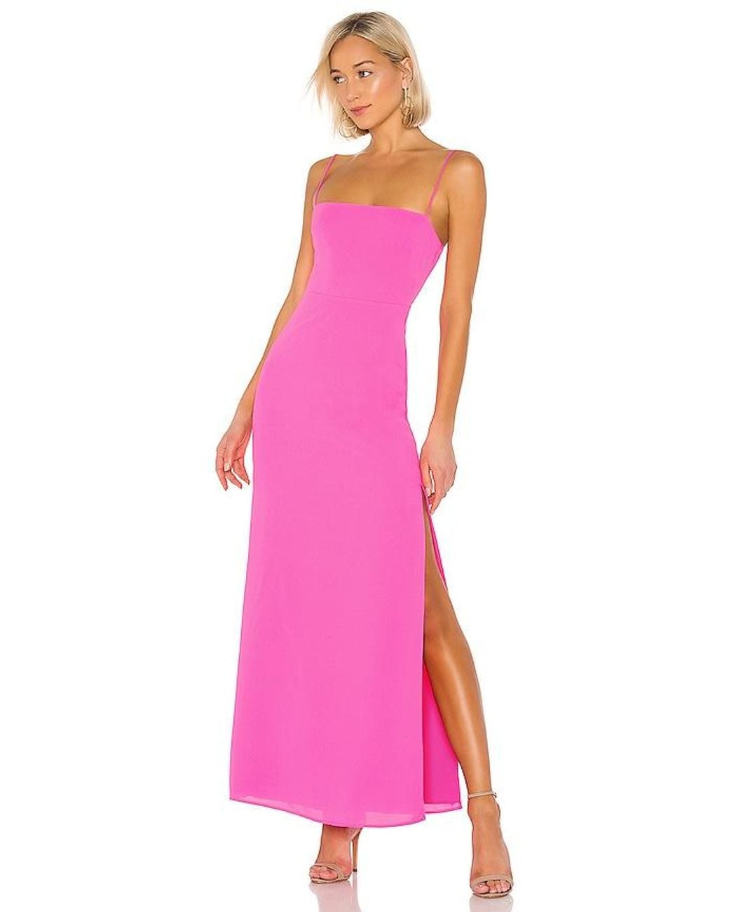 superdown Pink Addison Maxi Dress