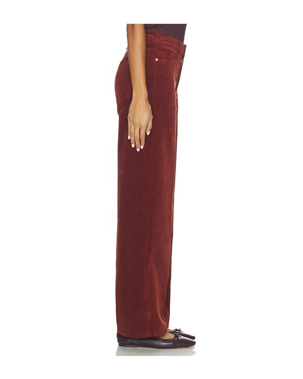 FRAME Red Le Slim Palazzo Pant