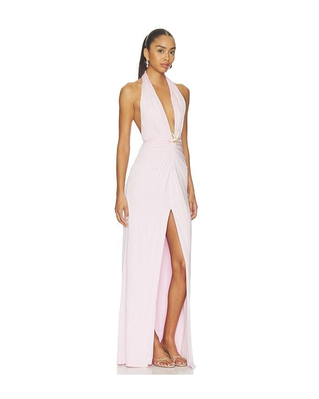 Lovers + Friends White Reeve Gown