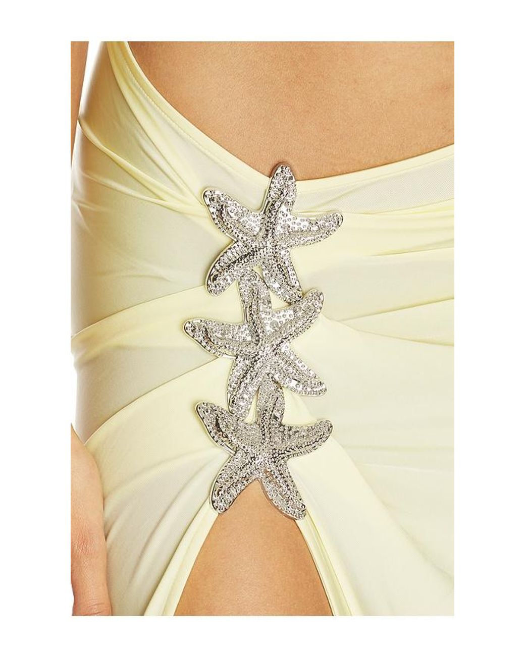 Lovers + Friends Yellow Naia Gown