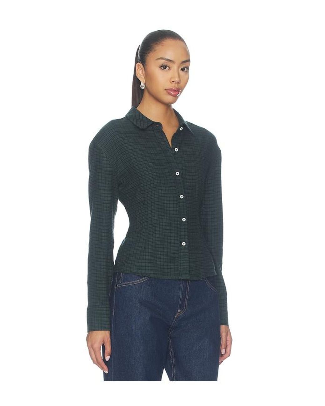EB DENIM Blue Sedona Button Down Top