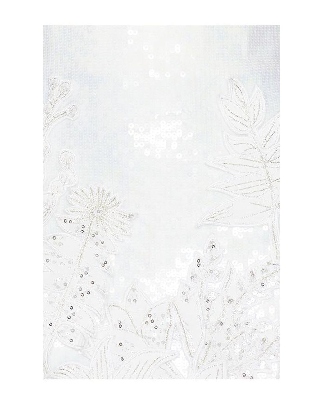 AFEW Rahul Mishra White Rahul Mishra Sequined Cocktail Mini Dress