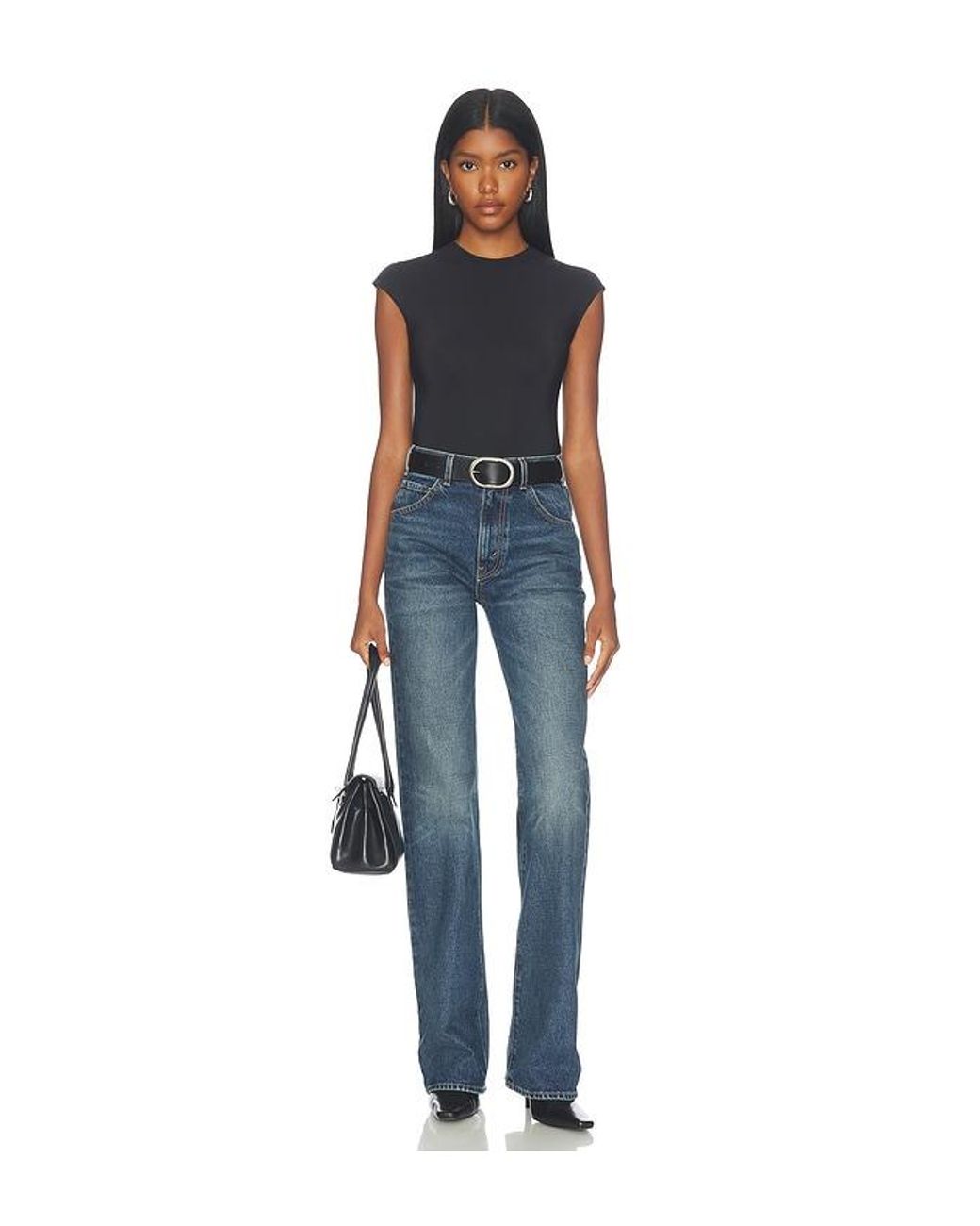Agolde Blue Agata Bodysuit
