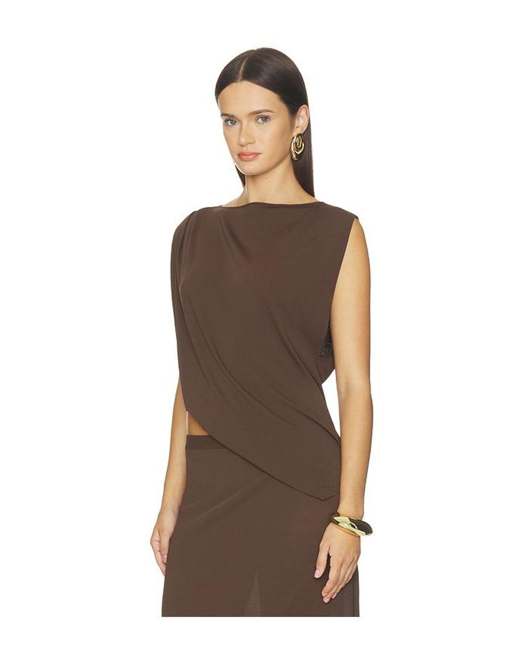 SRG Brown Emersyn Knit Top