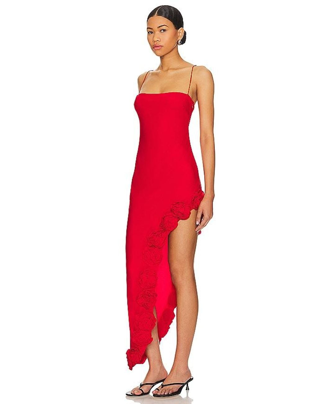 MAJORELLE Red Montauk Gown