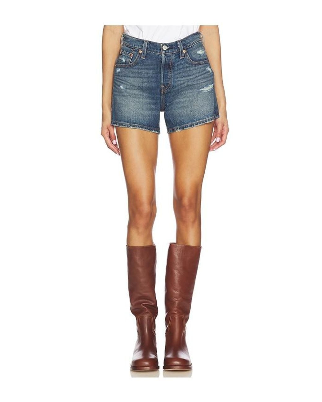 Levi's Blue 501 Curve Short