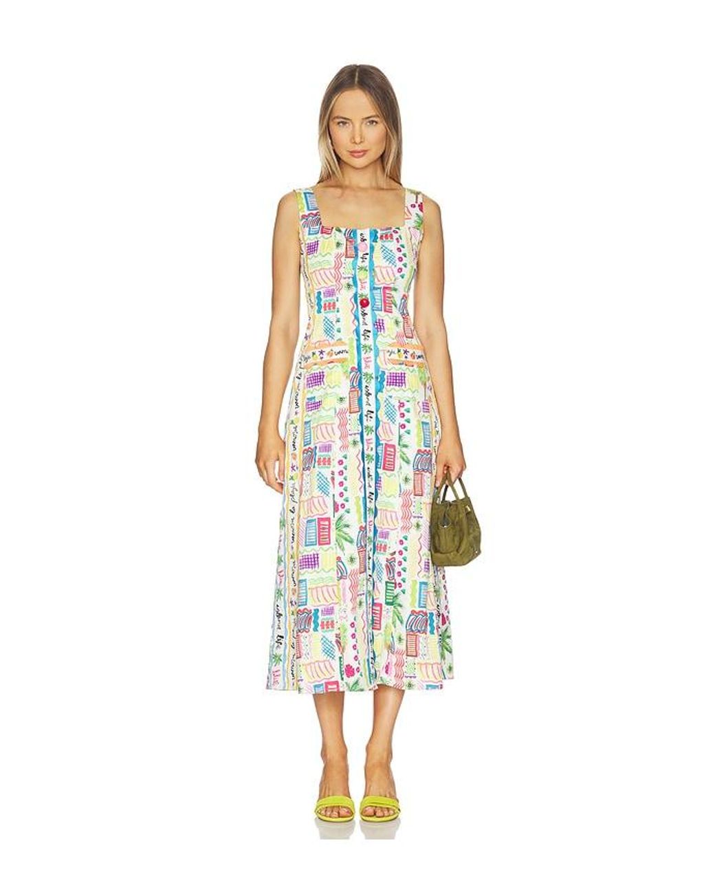 Celiab White Bunya Dress