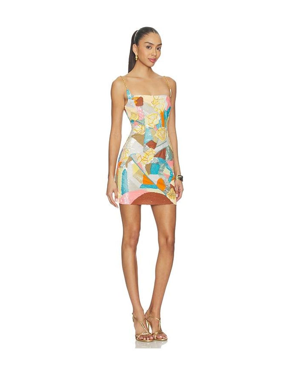 La Fuori Multicolor Mini Dress