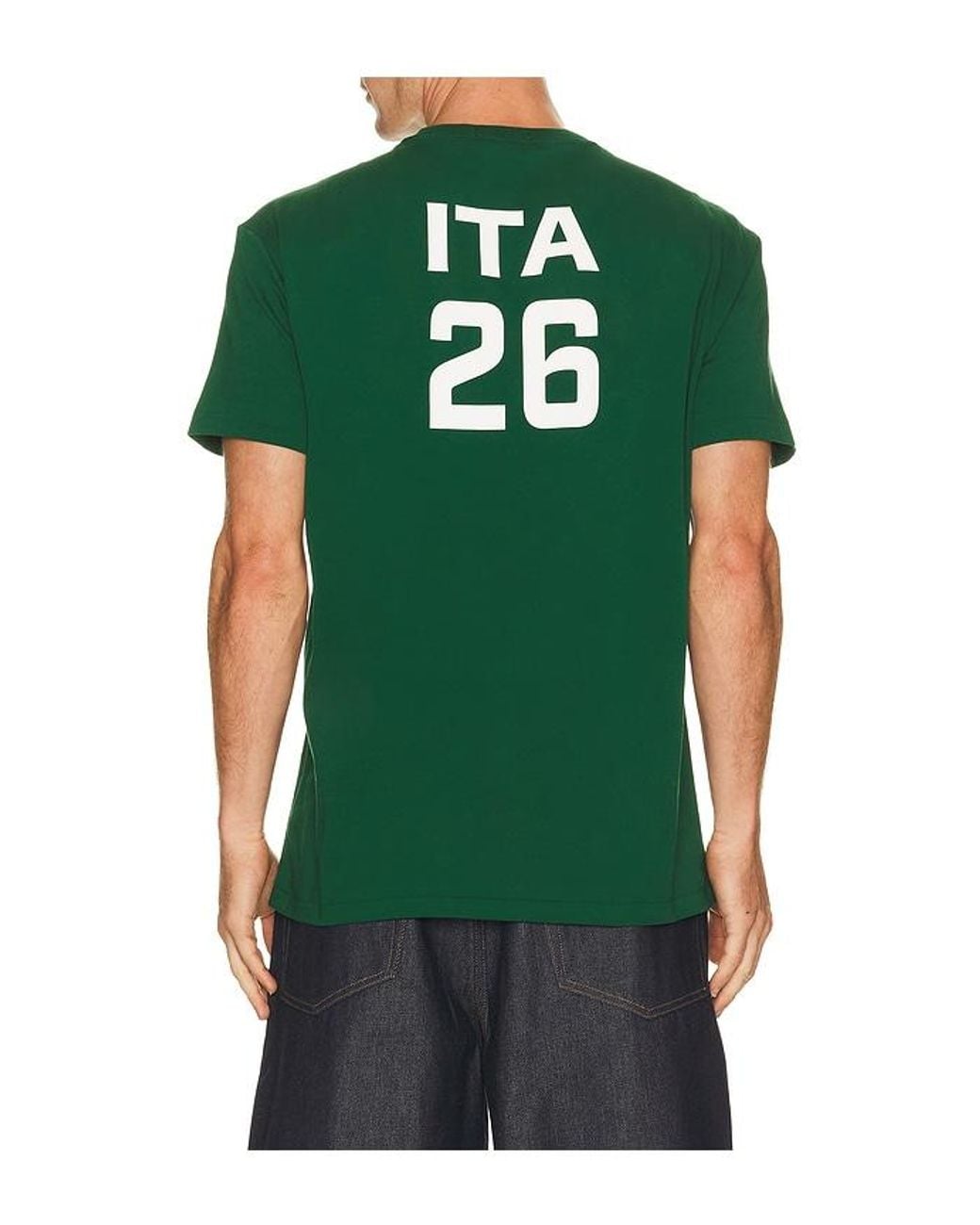 Polo Ralph Lauren Green Italy Short Sleeve T-Shirt for men