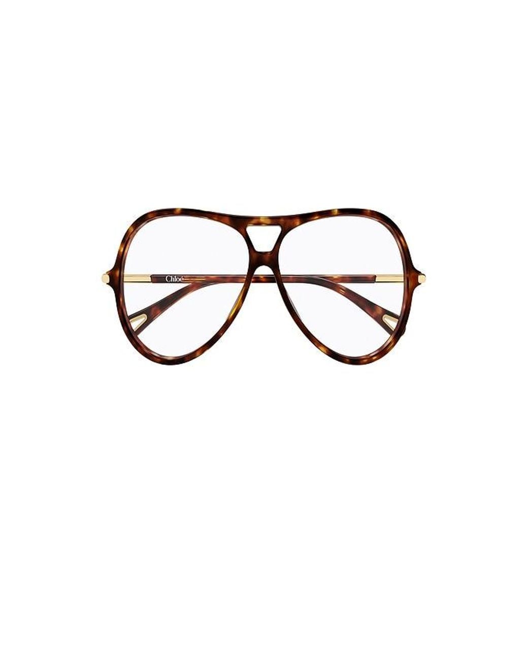 Chloé Blue Round Sunglasses