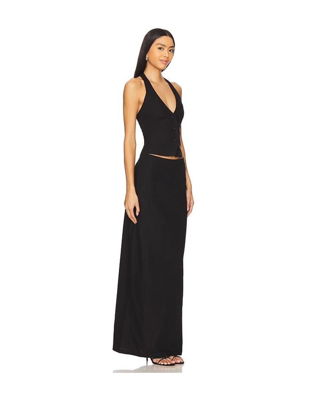 ALL THE WAYS Black Zephyra Skirt Set