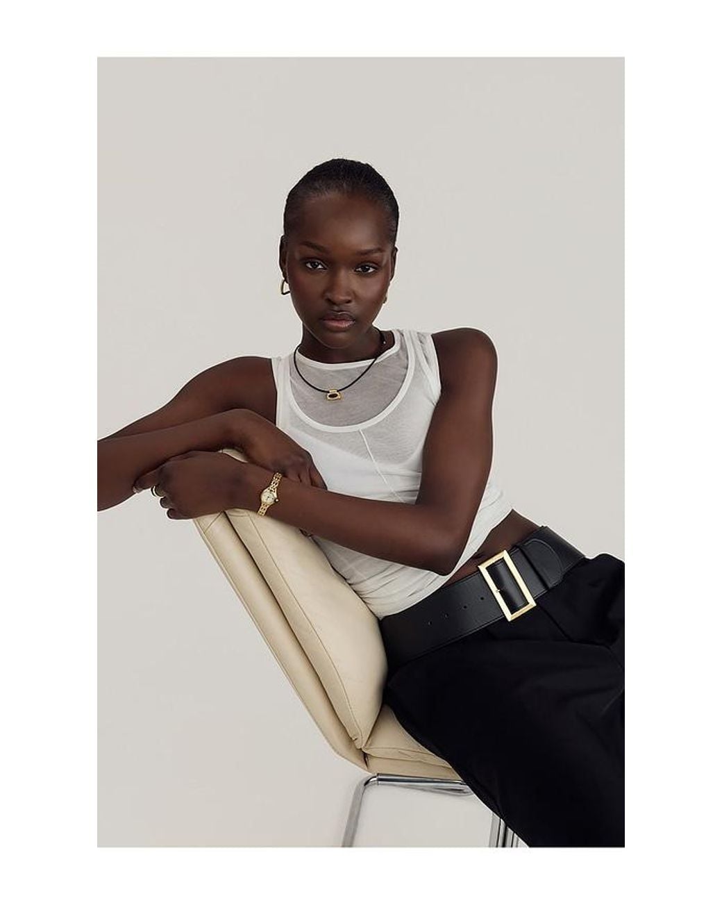 CENDRE Black Marlette Necklace